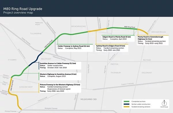 Source: VicRoads eiengineering vic roads road upgrade ring road